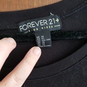 Black Forever21 Shirt size 2x